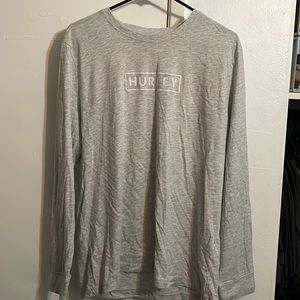 Grey Hurley Long Sleeve Shirt